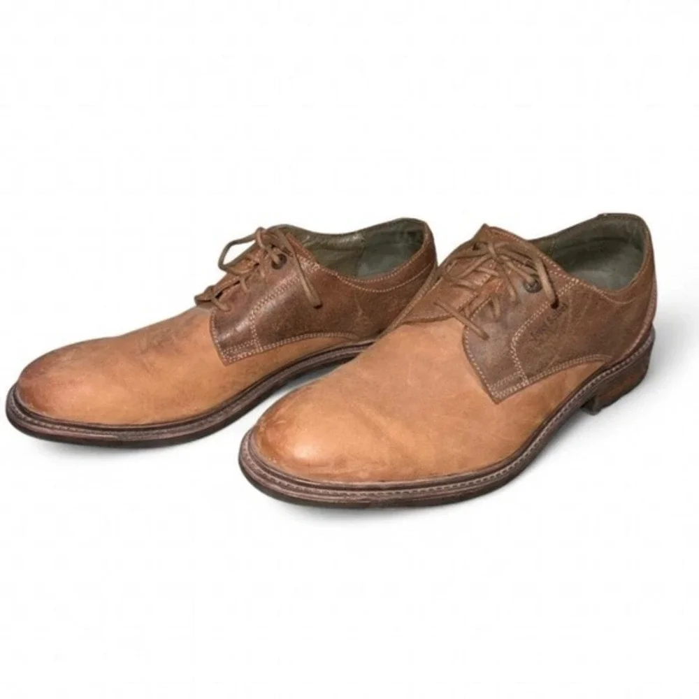 Josef Seibel Brown‎ Leather Oxford Men's Shoes Size 47= 14